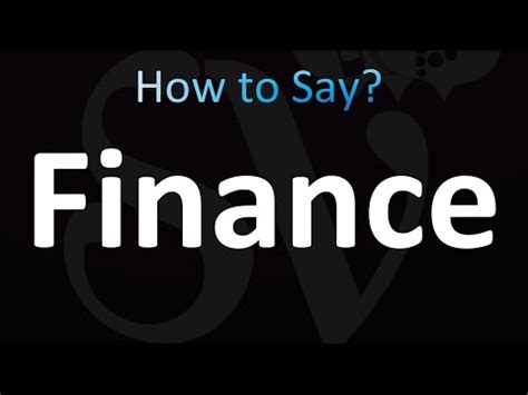 how to pronounce financial|How to pronounce FINANCIAL in English .